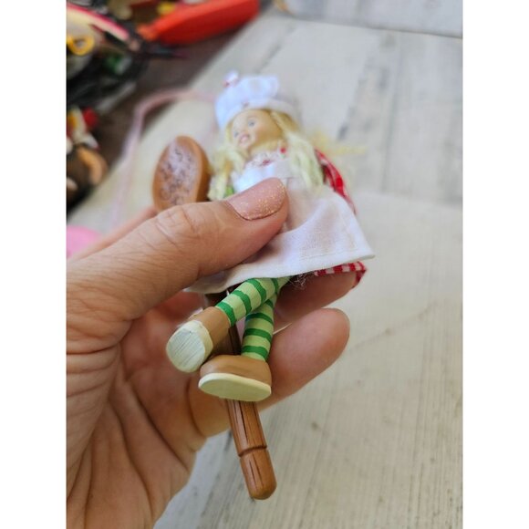 Vintage Kurt Adler Baker jointed girl fairy cookie ornament Xmas tree - Picture 7 of 7